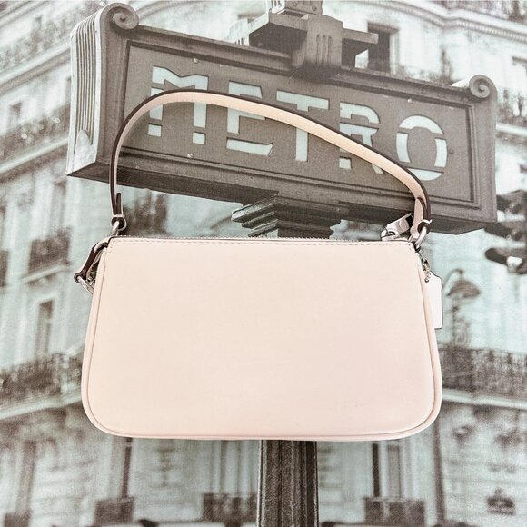 Coach Nolita 19 CR364-Chalk/Silver Convertible Shoulder Bag / Wristlet - Picture 3 of 7